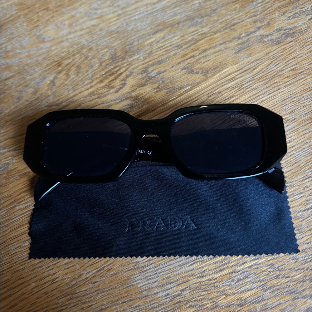 Prada Glossy Black Women's Sunglasses